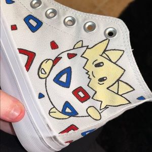 Custom Pokémon canvas high tops!
